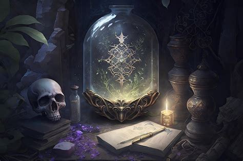 Through the Looking Glass: An Occult Themed Illustrated Adventure